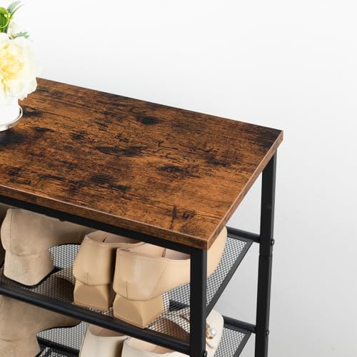 HOOBRO Schuhregal, 6-stufige Schuhablage für 18–24 Paar, Schuhschrank mit großer Kapazität, für Eingangsbereich, Flur, Wohnheim… – Ansicht 6