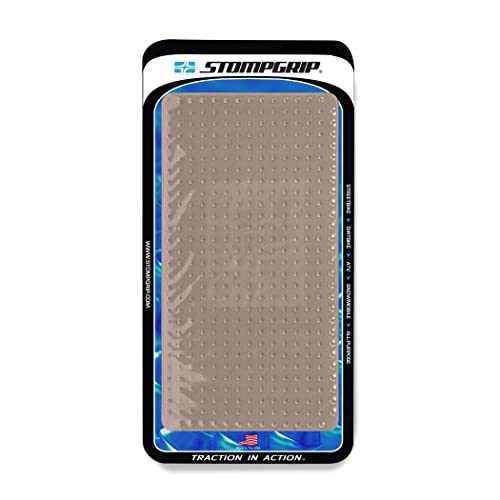 Stompgrip Motorcycle Traction Pads - Universal Sheet - Volcano Grip Pattern (Clear)