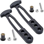 2 Pcs Boat Télescoping Ladder Strap, 3 Trous de montage réglables pour 2 Étape 3 Échelle d'étape(M)