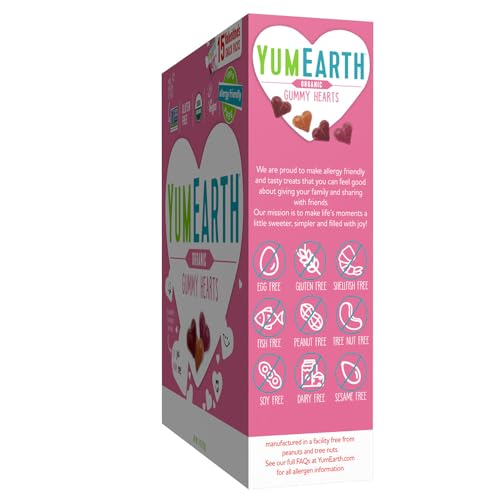 Image of Yumearth, Gummy Fruit Valentines Heart Organic, 7.5 Ounce