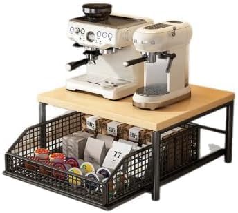 Image of 41134 Coffee Pod Drawer Holder,Coffee Machine Storage Rack,Home Kitchen Counter Bar Organizer,Storage Basket Drawer (Black)
