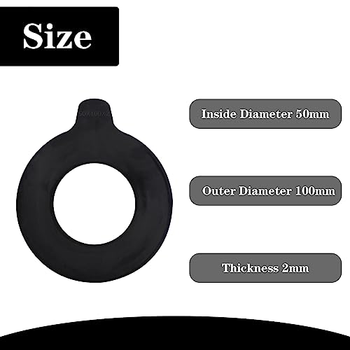 Image of 8 x 50mm Bucket Pin Shim Kit for Excavator and Skid Steer 2mm Thickness Fit for Cat Bobcat Deere Komatsu