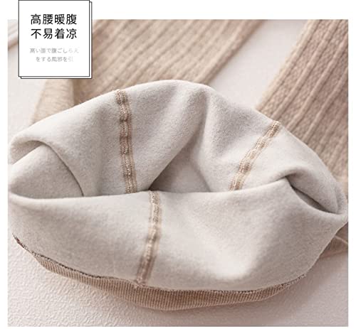 Calça legging infantil infantil com forro de lã de algodão, quente, meia-calça de malha elástica, bá