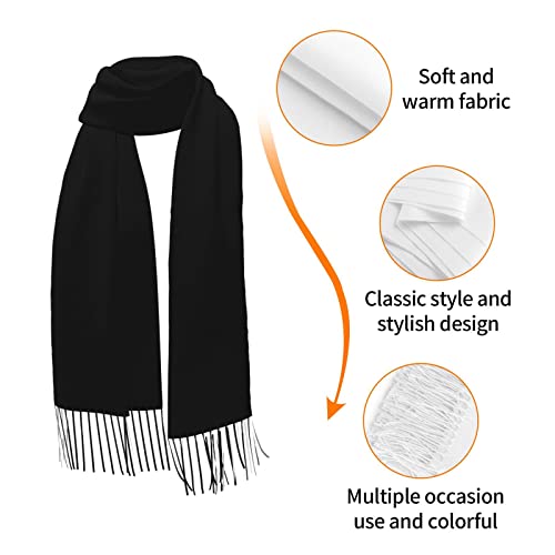 Custom Scarf Winter Shawl Wraps for Women Scarves Customize Photo Logo Text Cashmere Scarfs Warm Pashmina3