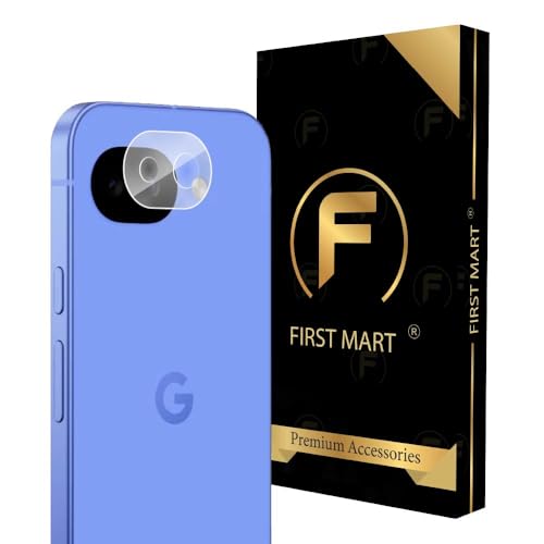 Image of FIRST MART Camera Lens Protector for Google Pixel 10A | 9H Tempered Glass, HD Clear, Scratch Resistant, Anti-Fingerprint, Case-Friendly | Crystal Clear, Pack of 1