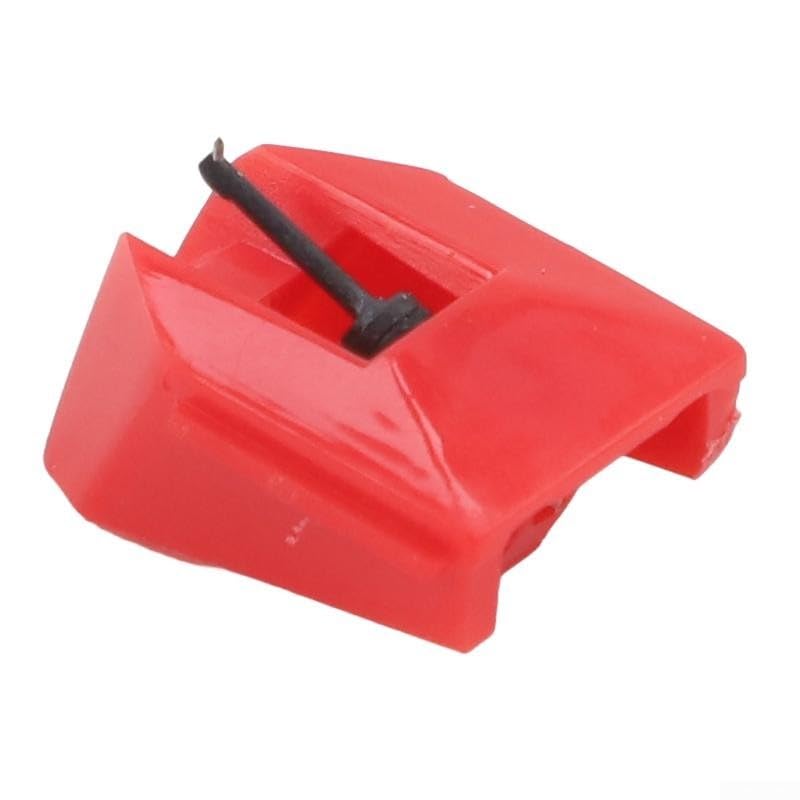 Punta ovalada de aluminio AT-VMN95E de repuesto para tocadiscos vinilo rojo 3