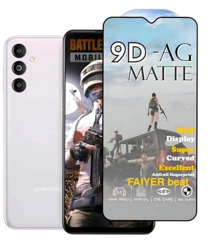Image of Premium Tempered Glass for SAMSUNG A54 (matte finish glass, Pack of 1) Full Screen Coverage gaming matte Screen Protector Guard (SAMSUNG A54)
