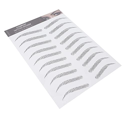 Long Lasting Eyebrow Tattoo Sticker - Household Portable Women's Transfers (BLACK-08)