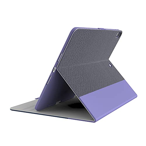 Funda para iPad 10.2 Cygnett TekView morada delgada que ahorra espacio en mochila