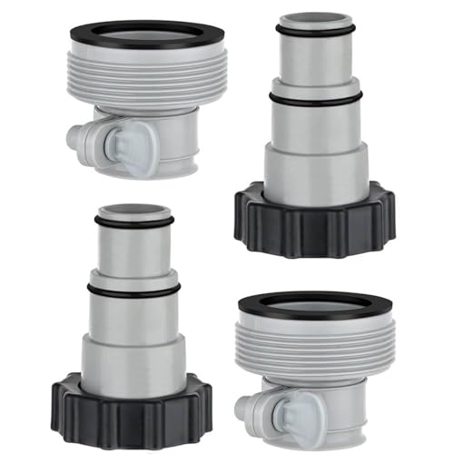 2 Types Conversion Connector Replacement for Intex Pool Hose Adapter