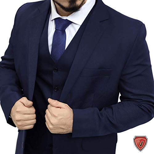 Ternos Slim Oxford Azul Marinho (42)