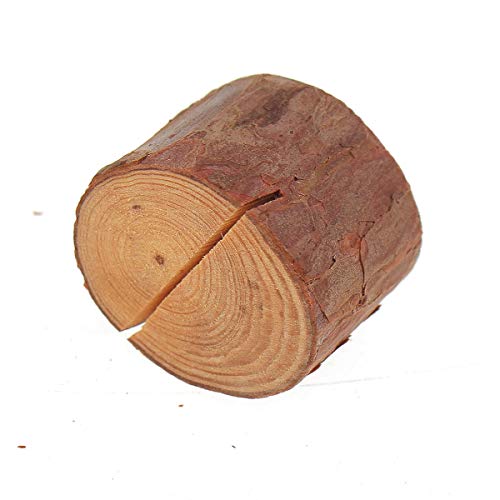 VIDOO 1Pcs Base De Madera Rústica Boda Nombre Lugar Memo Tarjeta Soporte De Pie