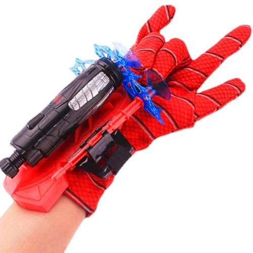 Original Cup®   Guante Lanzador de Telarañas Spider para Niños y Adultos   Lanzador de Dardos con Ventosas   Disfraz de Superhéroe de Cómic   Disfraz de Cosplay de Halloween