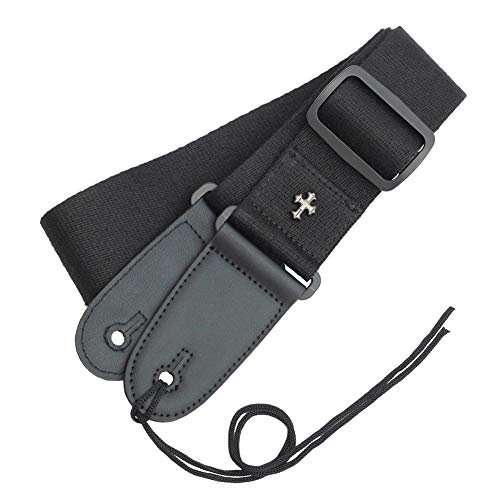 wuyanes Estilo Retro para Punto Guitarra Bajo Correa de Piel regolabiletracolla para Guitarra, Estilo Clásico Nacional Correa  Bandolera Ajustable para Guitarra Bajo Guitarra Folk Guitarra eléctrica