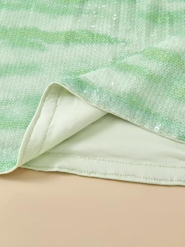 Women's Sequin Mini Skirt Glitter Low Rise Bodycon Evening Party Skirts4