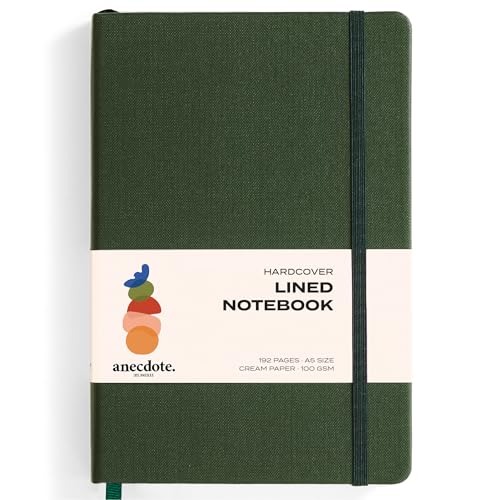 Anecdote Hardcover Lined Journal Notebook (A5 192 Pages)