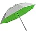 Suntek 68” Reflective UV Protection Windcheater Umbrella with Vented Double Canopy (Silver/Green)