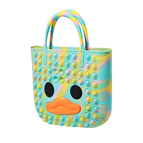 ZHYX Push Pop Bubble Poppet Fidget Toys Bolsa Popet Juguetes Antiestrés Plopper Juguetes,B