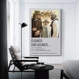 Zoom IMG-2 django unchained movie minimalist poster
