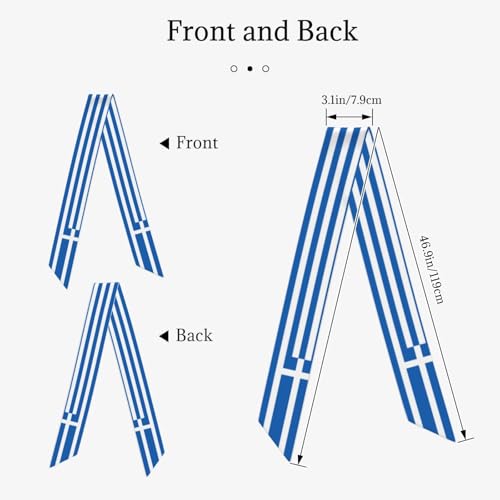 Women'S Fashion Scarf Greece Greek Flag Hair Satin Scarf Bandanas Headscarf Wrap Breathable Lightweight Neck Scarves For Handbag Accessories2