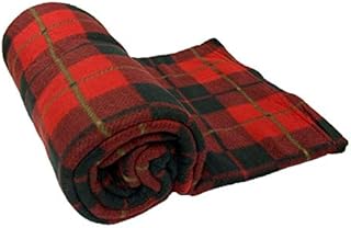 Dreamscene Warm Check RED Soft Sofa Bed Travel Fleece Throw Blanket 120 x 150cm Xmas Gift