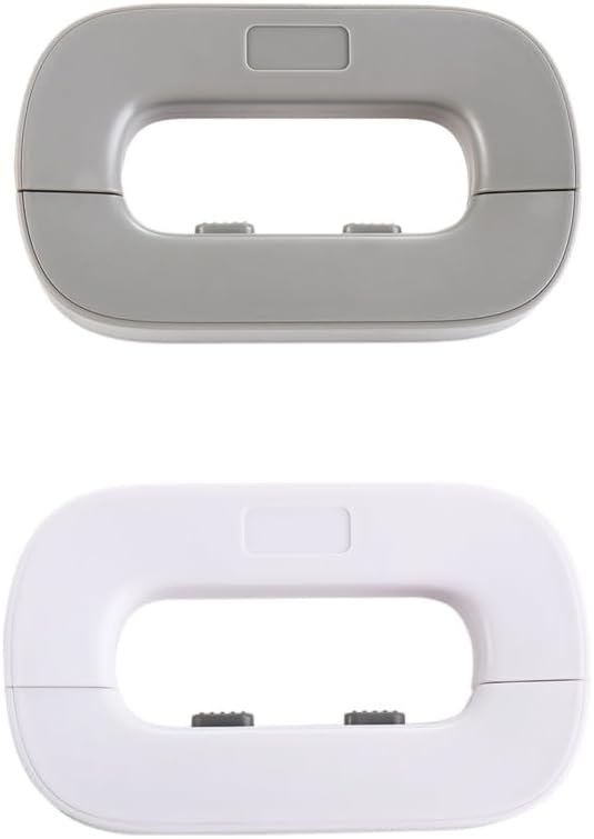 2 Pack Home Refrigerator Door Safety Lock, Latch Catch Toddler Kids Child Safe Adhesive no Tools Need or Drill