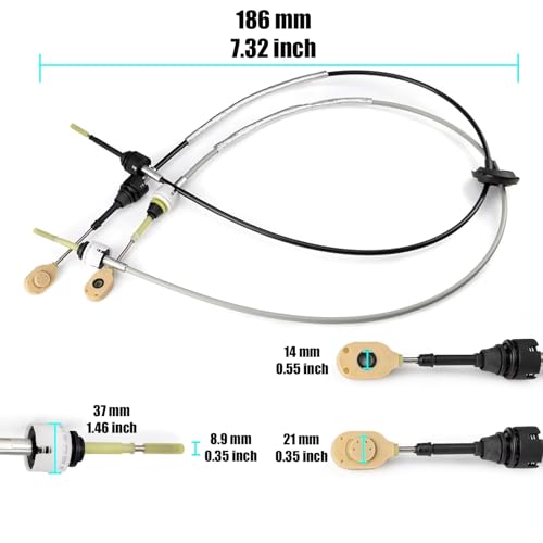 Cable de control de caja de cambios manual Saturn Vue 2.2L 2.5L modelo EB03AN 3