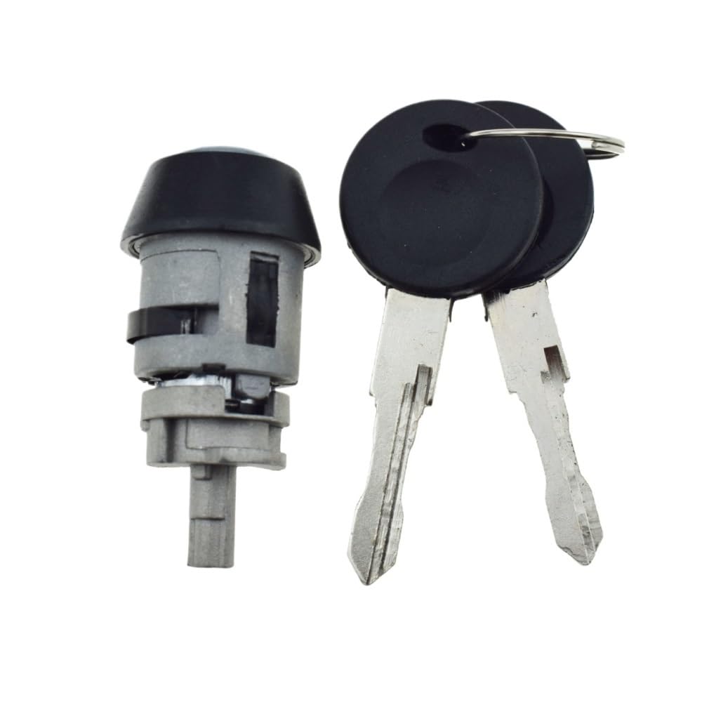 Ignition Barrel Compatible with VW for Cabrio for Scirocco for Passat 893905855A Steering Ignition Lock Cylinder 2 Keys Or Housing(1 Pcs Ignition Lock)