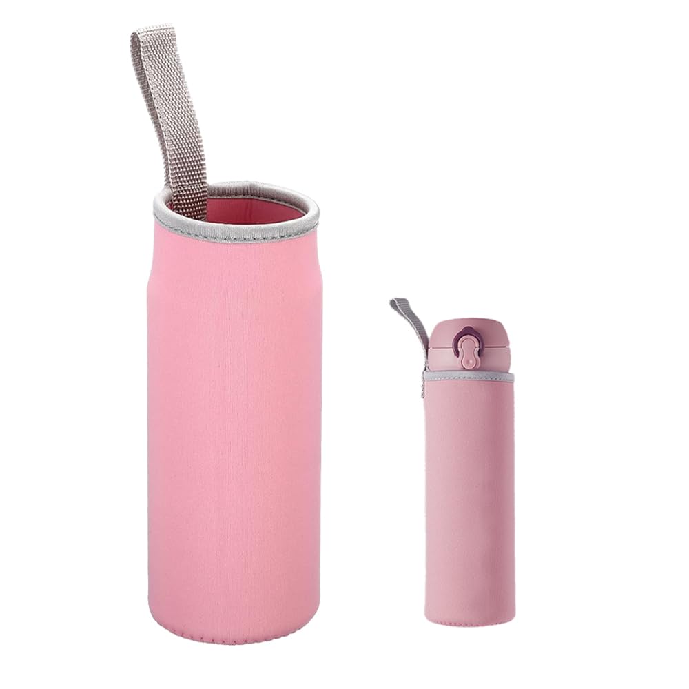 Wskingwa Pink Neoprene Sleeve Carrier For Outdoor Hiking Travel (550Ml, )