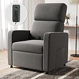 Photo Gallery devoko poltrona relax elettrica, ergonomica reclinabile 90°-165°, poltrona reclinabile con schienale e poggiapiedi regolabile, poltrone per anziani/soggiorno/ufficio, con tasconi laterali, grigio Photo Gallery devoko poltrona relax elettrica, ergonomica reclinabile 90°-165°, poltrona reclinabile con schienale e poggiapiedi regolabile, poltrone per anziani/soggiorno/ufficio, con tasconi laterali, grigio