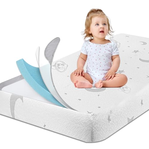 Cocellona Memory Foam Crib Mattress...