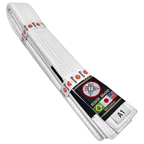 Ronin Brand BJJ Belt for Brazilian Jiu Jitsu Martial Arts Training Cover