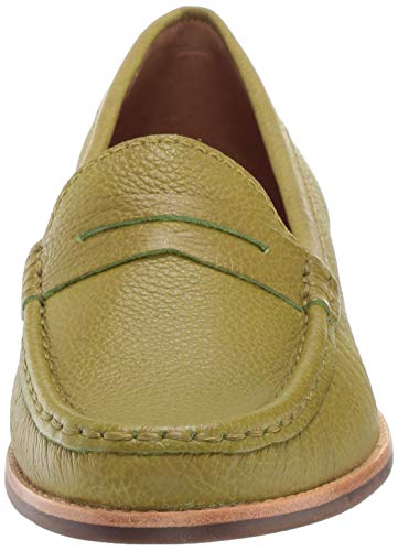 Image of Womens Casual Genuine Leather Comfortable Lightweight Driving Moaccasins Classic Fashion Penny Slip On Ladies Driving Loafer Flat Shoes