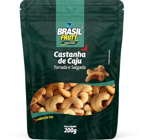 Brasil Frutt Castanha de Caju Torrada e Salgada pacote 200g