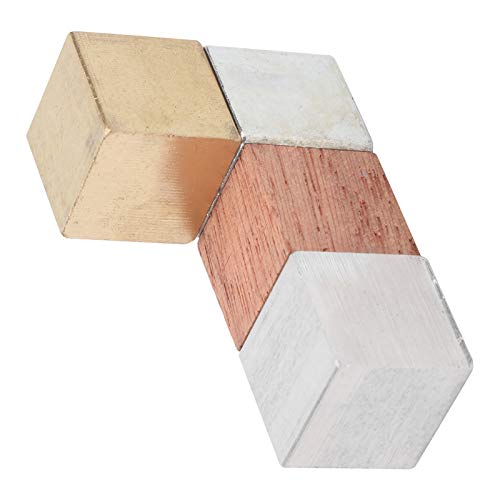 Image of YWBL-WH Copper Iron Aluminum Wood 4PCS Cubes for Density Volume Measurement Experiments, Suitable for Physics Teaching, YWBL-WH5z9m4tuh8n
