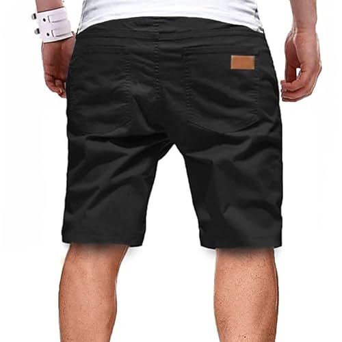 Short cargo homme coton jambe droite d'été décontracté - 4