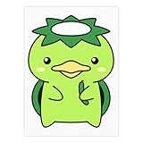 クリスタルステッカー おもしろ 河童 かっぱ 防水シール ステッカーセット スーツケースステッカー バイクステッカー 自転車 スケートボード 車飾り ヘルメット パソコン ギター DIYステッカー ノート 日記 手帳 3D立体感