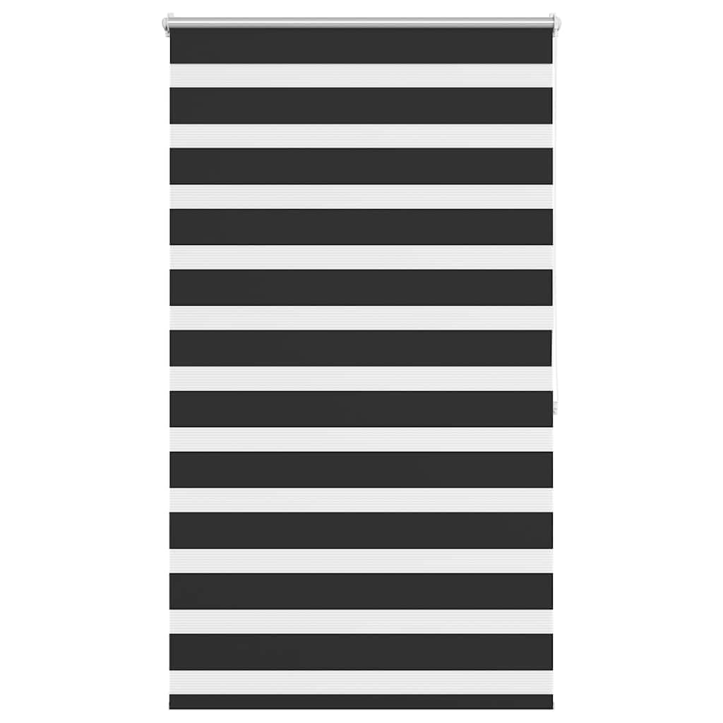 Vidaxl (, 100 X 175 Cm) Zebra Blinds Alternative Parallel Roller Blind Window Privacy Screen Black