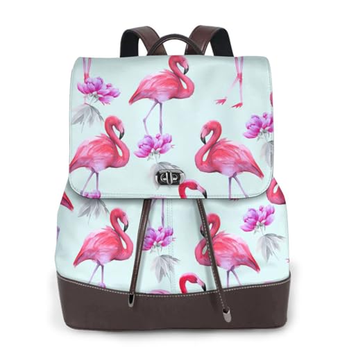 Sac à dos pour ordinateur portable femme en cuir noir EdWal, bagage de voyage et travail polyvalent