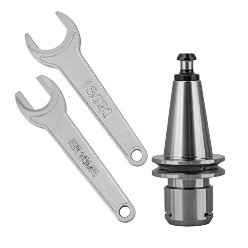 LIBOQIAO ISO20-ER16-35MS Chuck Collet Tool Holder G2.0 40,000RPM+ ISO20 /ER16 Keys Spanner Wrench CNC Mill Spindle Holder