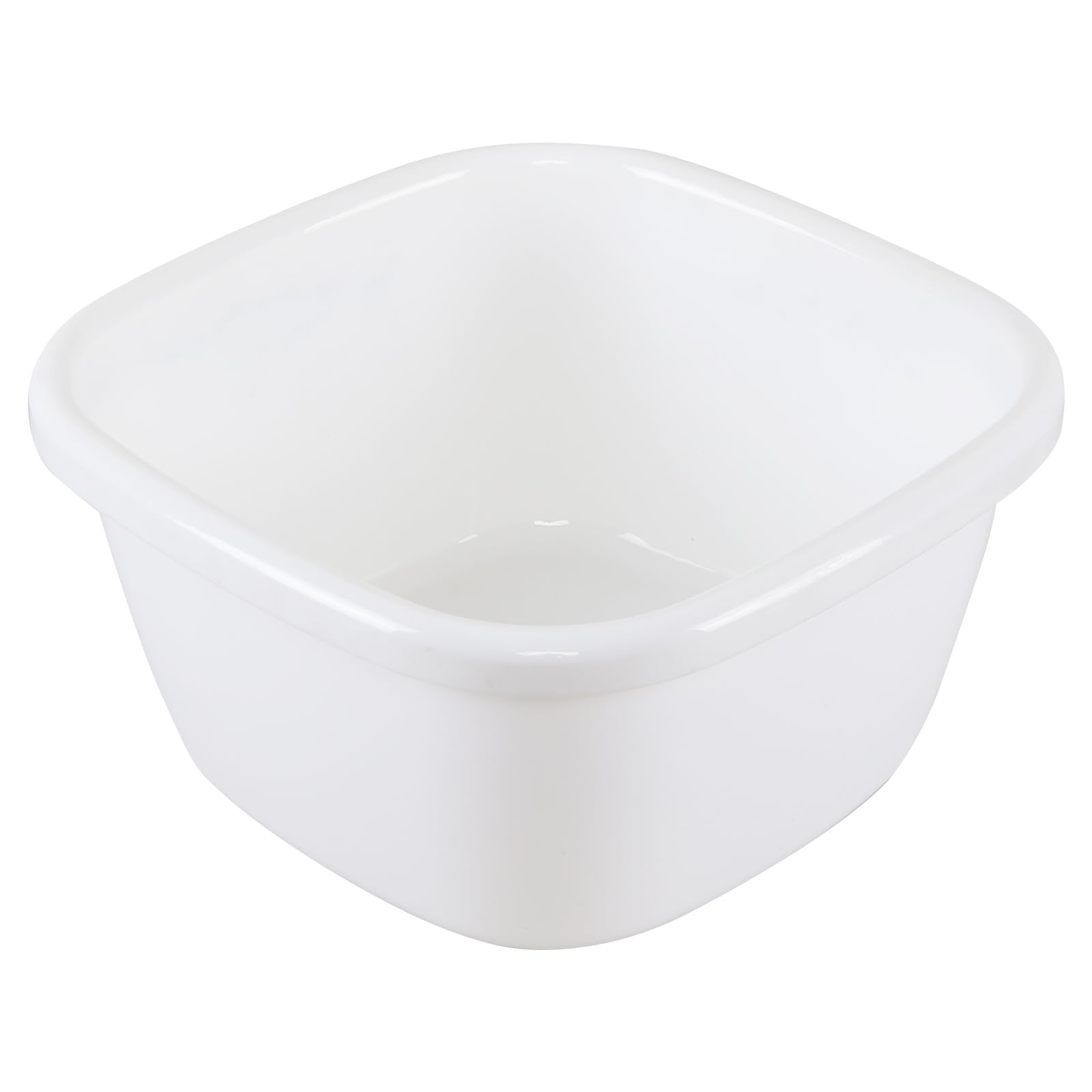 Lot de 2 lavabos carrés profonds Obstnny blanc 16L