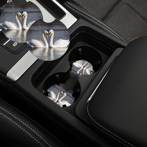Portavasos para carro tipo coaster negro 2 unidades miniatura 1