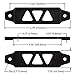 Altland Small Aluminum Car Battery Tie Down Bracket (Tie Down, Black)