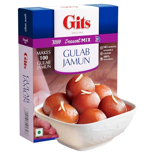 Gits Instant Gulab Jamun Dessert Mix, 500g