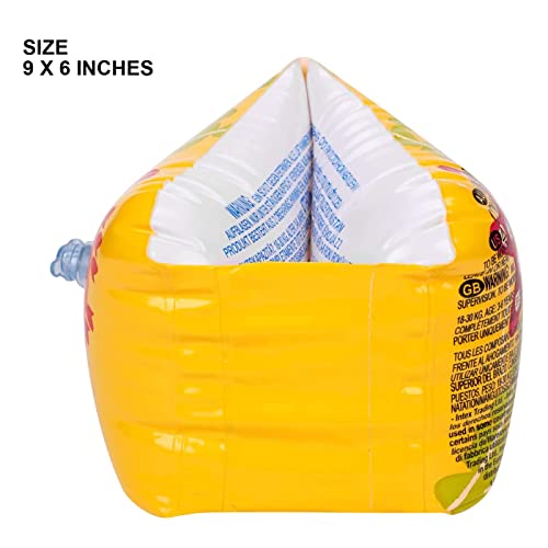 Image of Glan 1 Pair Inflatable Swim Arm Bands Swimming Ring for Pool /Beach for Kids Girls and Boys (Swimming Arm Bands)