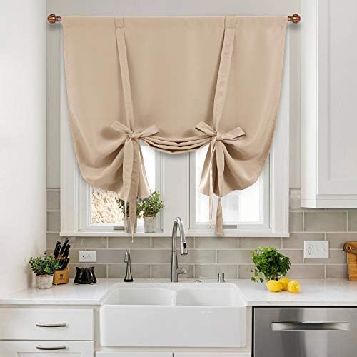 ستائر تعتيم Dwcn ستارة ربط للنافذة معزولة حراريا ستائر جيب تعلق في الغرفة للمطبخ بيج W42 X L63 بوصة 1 لوحة Amazon Ae المنزل ستائر تعتيم Dwcn ستارة ربط للنافذة معزولة حراريا ستائر جيب تعلق في الغرفة للمطبخ بيج W42 X L63 بوصة 1 لوحة Amazon Ae المنزل