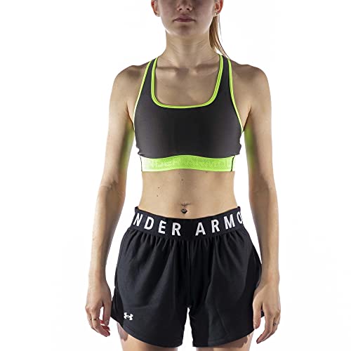 Sujetador Crossback Negro Under Armour 010 para Sesiones de Fitness y Running Diario