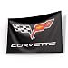 GUO Corvette Flag Corvette Banner Chevrolet Corvette Racing Flags Chevrolet Corvette car Banner-Polyster Flags,Brass Grommets,Anti-UV,Digital Printing-car Flags 3 X 5 Ft
