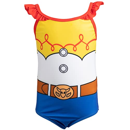 Disney Pixar Toy Story Jessie Toddler Girls Cosplay One-Piece Bathing Suit White 2T #TOP9
