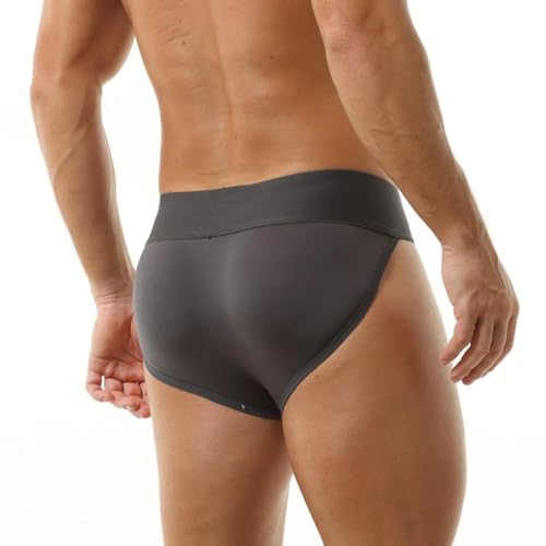 BRODDLE Mens Bikini Briefs Thick Waistband Sports Underwear for Men4